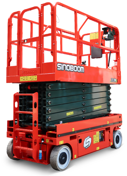 Как управлять электрическим ножничным подъемником Sinoboom 1212N-Li