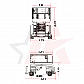 Чертеж Ножничный подъемник LGMG SR0818D 