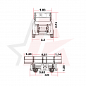 Чертеж Ножничный подъемник AURORA SR1023D 